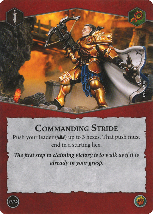 Commanding Stride